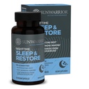 Sleep Support & Restore Capsules Melatonin-Free Sleep Aid for Deep Rest & Recovery Magnesium Chamomile Lemon Balm & Adaptogens for Relaxation Muscle Relief & Refreshing Mornings 60 Vegan Capsules