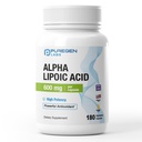 Puregen Labs Alpha Lipoic Acid 600mg [High Potency] Total 360 Veggie Caps, Antioxidant Support | No Harmful Additives | Non-GMO, NO Gluten and Dairy, 600 mg per Capsule - 2 Pack