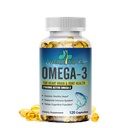 Triple Strength Premium Fish Oil, Omega-3 2160mg, EPA 1296mg + DHA 864mg, Natural Supplement for Healthy Heart & Brain Support, 2 Month Supply, 120 Softgels