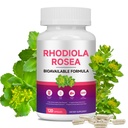 Rhodiola Rosea Capsules 500mg, Adaptogenic Herb for Stress Support, Focus & Natural Energy, Standardized 3% Salidrosides & 1% Rosavins, Immune & Daily Vitality Support, 120 Capsules
