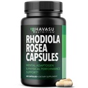 Rhodiola Rosea Supplement - Herbal Adaptogen for Mental and Physical Performance Support (3% Salidrosides, 3% Rosavins Extract) - 60 Count - Vegan, Non-GMO, and Gluten-Free Capsules - 2 Month Supply