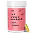 Rael PMS Supplement, Hormone Balance for Women, Relief from Menstrual Cramps with Turmeric, Ginger, Magnesium (28 Capsules)