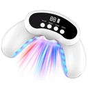 Nail Fungus Light Therapy Device for Toenails & Fingernails – Rechargeable Dual LED (470nm+905nm) Nail Care Equipment for Discolored & Thick Nails, Painless At-Home Appearance Improvement, 7-Min Daily