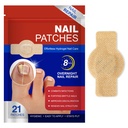 Nail Patches – 21pcs Toenail Treatment Extra Strength for Damaged, changtengUK Discolored Nails – 8-Hour Nail Patch for Brittle Nail Strengthening, Safe for Sensitive Skin, Easy to Apply