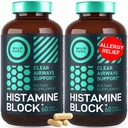 Histamine Block Flavonoids Supplements - Quercetin, Nettle, Atermesia Natural Source Flavonoids - Seasonal Allergy Balance Supplements Histamine Blocker - 120 Homeopathic Allergy Relief D-Hist Caps