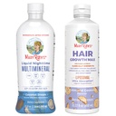 MaryRuth's Liquid Nighttime Multimineral (Coconut, 32oz) & Hair Growth Max Liposomal (Almond Cookie) | Clean Label Project Verified® | Sugar-Free, Vegan | Bedtime Routine, Beauty, Hair Skin Support