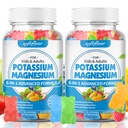 softbear Sugar Free Potassium Magnesium Gummies for Adults Kids, High Absorption Potassium Supplement Gummies Supports Leg Cramps & Muscle & Immune Health, Delicious Mixed Fruit Flavor 120 Count