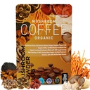 PowderVitamin Organic Mushroom Coffee Certified Mold & Mycotoxin-Free GrassFed Collagen Types I & III 8 Fruiting Body Mushrooms Tested for Beta-Glucans Focus Energy Digestion & Immunity 30 Servings