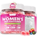 180 Count Womens Multivitamin Gummy, Methylated Multivitamin for Women with Iron, Biotin, Vitamins A, C, E, D3, K2 and B Complex for Beauty, Immune, Hair & Skin, Vegan, Sugar Free, Mixed Berry Flavor