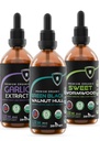 Zenmen Herbal Cleanse Tincture - Green Black Walnut, Sweet Wormwood & Garlic Bundle