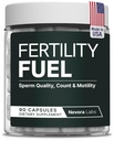 Fertility Fuel – Male Fertility Supplements - Mens Fertility Supplement & Fertility Supplements for Men - Support Reproductive Health - 90 Capsules - Alternative to Mens Prenatal Vitamins