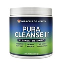 Pura Cleanse II Super Herb & Fiber Detox Drink - Daily Cleanse for The Colon, Lungs, Skin, and Kidneys - Made with 34 Ingredients, Soluable and Insoluable Fiber - 45 Day Supply