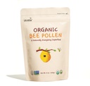 Greenbow Organic Bee Pollen - 100% USDA Certified Organic, Non-GMO, Halal, Kosher, Certified GMP, Pure & Natural Bee Pollen - Superfood Packed with Proteins, Vitamins & Minerals - Gluten Free - 8oz