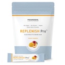 Replenish Pro Electrolytes Powder – 1:1 Sodium to Potassium Electrolyte Formula for Hydration – w/Magnesium, Calcium, Zinc, B Vitamins & Celtic Sea Salt Trace Minerals – 16 Stick Packs - Peach Mango