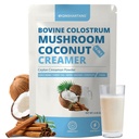 Mushroom Coconut Creamer with Bovine Colostrum Powder, Coffee Creamer Powder | 6 Adaptogenic Mushrooms and Ceylon Cinnamon | Supports Immunity & Gut Health | Gluten-Free, Non-Gmo, 6.35 Oz