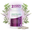 Vision Nutra Fertility Support Supplement for Women | for Hormonal Balance & May Support Menstrual Regularity | Fertilova 60 Vegan Capsules - 2 Month Supply