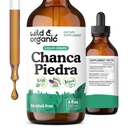 Wild & Organic Chanca Piedra Stone Breaker Drops - Kidney, Gallbladder & Urinary Support - Chanca Piedra Liquid Extract for Fast Absorption - Add to Tea Herb Tincture - Sugar & Alcohol-Free - 4 oz
