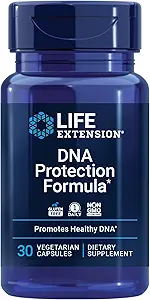 Life Extension DNA Protection Formula, DNA Health Support, Nutrition Focused, antioxidants, Hops, Watercress, chlorophyllin, zinc, Once-Daily, Gluten-Free, Non-GMO, 60 softgels