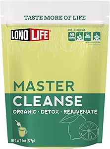 Cleanse Co- Master Cleanse Lemonade - Detox Lemonade Diet Powder - Organic, Gluten-Free - 8 oz Bulk Package- 15 Servings