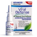 Sinol Viral Defense Nasal Spray - Defend Against Airborne Germs and Viruses - Iodine Nasal Spray, Colloidal Silver, Vitamin C to Boost Immunity - for Work, Travel, Indoor Gatherings - 114 Sprays