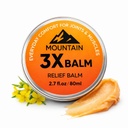 Minnah Neuro 3x Balm with Organic Arnica & Camphor, Neuro Balm 3x Bálsamo MsM for Feet, Knee, Back & Joint, Non-Greasy Formula, 2.7fl oz (B)