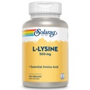Solaray L-Lysine 500mg - Pure L Lysine 500 mg Capsules, Essential Amino Acid Supplement for Women and Men, Health Support Pills for Adults and Kids, Free Form, Lab Verified - 120 Vegan Capsules