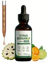 Citrus Bergamot Liquid Support Supplement with Soursop, Olive Leaf, Cholesterol Support Formula, for high Cholesterol,2 fl oz
