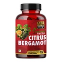 Humming Herbs Citrus Bergamot Complex with Black Chokeberry, Olive Leaf, Niacin & Black Pepper – 90 Vegan Capsules (45 Servings)