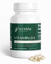 Vitamin D3 2000 IU Softgels, Bone Density and Strength, Teeth Health, Energy Booster - Mitochondria Support - and Immune Support, 100 Gluten Free softgels