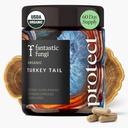Fantastic Fungi Turkey Tail Mushroom Capsules - Organic Mushroom Extract for Gut Health & Immune Support, Functional Adaptogenic Turkey Tail Extract Supplement, Vegan Pills, 120 Caps (2-Month Supply)