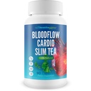 Blood Flow Cardio Slim Tea - Advanced Pressure Support Full Body Detox Cleanse for Women - Increase Blood Flow & Circulation to Reduce Pressure & Increase Lymph Detoxification Flow - Gut Detox