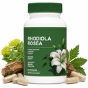 Rhodiola Rosea Supplement Organic - Adaptogenic Herbal Blend with Rhodiola for Stress Relief, which Helps Relieve Stress, Improve Focus, Boost Energy, and Enhance Immunity，Natural, Non-GMO