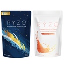 RYZE SUPERFOODS Ultimate Sleep Bundle, Mushroom Hot Cocoa + Probiotic Creamer with Adaptogenic Mushrooms, Melatonin, Probiotics, Glycine and Cacao to Help Fall Asleep and Stay Asleep, 20+30 Servings