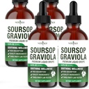 NEW AGE Soursop Drops - Soursop Bitters Liquid with Soursop Fruit and Leaves, Elderberry, Vitamin C and Olive Leaf - Multimineral & Vitamins Superfood - 8 oz