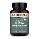 Dr. Mercola Organic Chaga Mushroom - Immune Support - Adaptogenic Blend with Chaga Extract & Chaga Powder - USDA Organic - Gluten-Free - 30 Capsules (30 Servings)