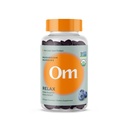 OM MUSHROOM SUPERFOOD Relax Gummies – USA Grown Organic Reishi & Ashwagandha – Supports Stress Relief, Relaxation & Mood Support – Blueberry Flavor – 28 Servings, 56 Count.