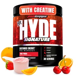 ProSupps Mr. Hyde Signature Pre Workout Powder with Creatine, Beta Alanine & Caffeine - Performance, Energy & Endurance - Clean Fitness & Gym Supplements for Men & Women (Fruit Punch, 30 Servings)