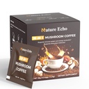 Nature Echo 10 in 1 Mushroom Coffee with Ashwagandha, Adaptogenic 10 Mushrooms with Lion’s Mane, Reishi, Cordyceps & More, Low Caffeine Instant Coffee Powder for Focus, Energy, Immune & Gut Support - Sugar Free (12 Sachets)