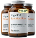 AlgaeCal - Strontium Boost, Natural Strontium Supplement for Bone Density Increase, Strontium Citrate 680 mg, Easy to Swallow for Bone Health & Bone Strength, Gluten-Free - Veggie Caps, 3 Month Supply