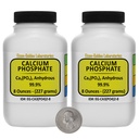 Calcium Phosphate [Ca3(PO4) 2] 99.9% ACS Grade Powder 1 Lb in Two Space-Saver Bottles