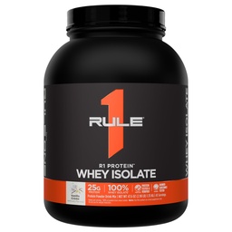 Rule 1 Proteins R1Protein Whey Isolate, Vanilla Créme, 45 Servings | 25g of Protein from Whey Isolates and Hydrolysate isolates for Workout Recovery and anytime use