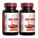 Amla Fruit and Bromelain in URIC ACID FORMULA Uric acid support supplement, Uric Acid Reduction, Uric acid flush, Uric acid level - 2 Bottles