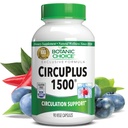 Botanic Choice CircuPlus 1500 - Heart Health & Circulation and Vein Support Supplement - Vitamin B1, Cayenne Pepper, Hawthorn, Ginkgo Biloba for Adults Men & Women (90 Capsules)