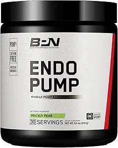 BARE PERFORMANCE NUTRITION BPN Endo Pump Pre-Workout Muscle Pump Enhancer, Increased Blood Flow/Oxygen Transport to Muscles, Prickly Pear