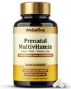 Prenatals Multivitamin for Women – with Iron – Family Planning & Pregnancy | Prenatal Vitamins With DHA, Folate & Gentle Chelated Minerals, 60 Capsules