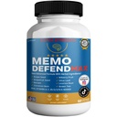 Memo Defend Max Memory Support Supplement, 60 Capsules, with Vitamins A C D E B Complex, DHA, Bacopa, Grapefruit Seed (1)