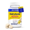 Enzymedica DairyAssist Chewable Enzymes for Men & Women - Lactose Intolerance Support Supplement with Lactase Enzyme, Breaks Down Milk & Dairy, Helps Reduce Gas & Bloating, Gluten Free - 60 Tablets