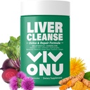 VivoNu Milk Thistle Silymarin & Dandelion Root Liver Health Support, Antioxidant Support, Detox (60 Capsules/1 Bottle)