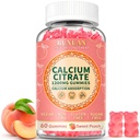 Calcium Citrate 1200mg Gummies, Calcium Supplements for Women Men Kid, 60Cts
