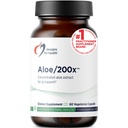 Designs for Health Aloe/200x - 200mg Aloe Vera Extract - Highly Concentrated Aloe Leaf Supplement for GI Support - Non-GMO, Vegetarian Pills (60 Capsules)